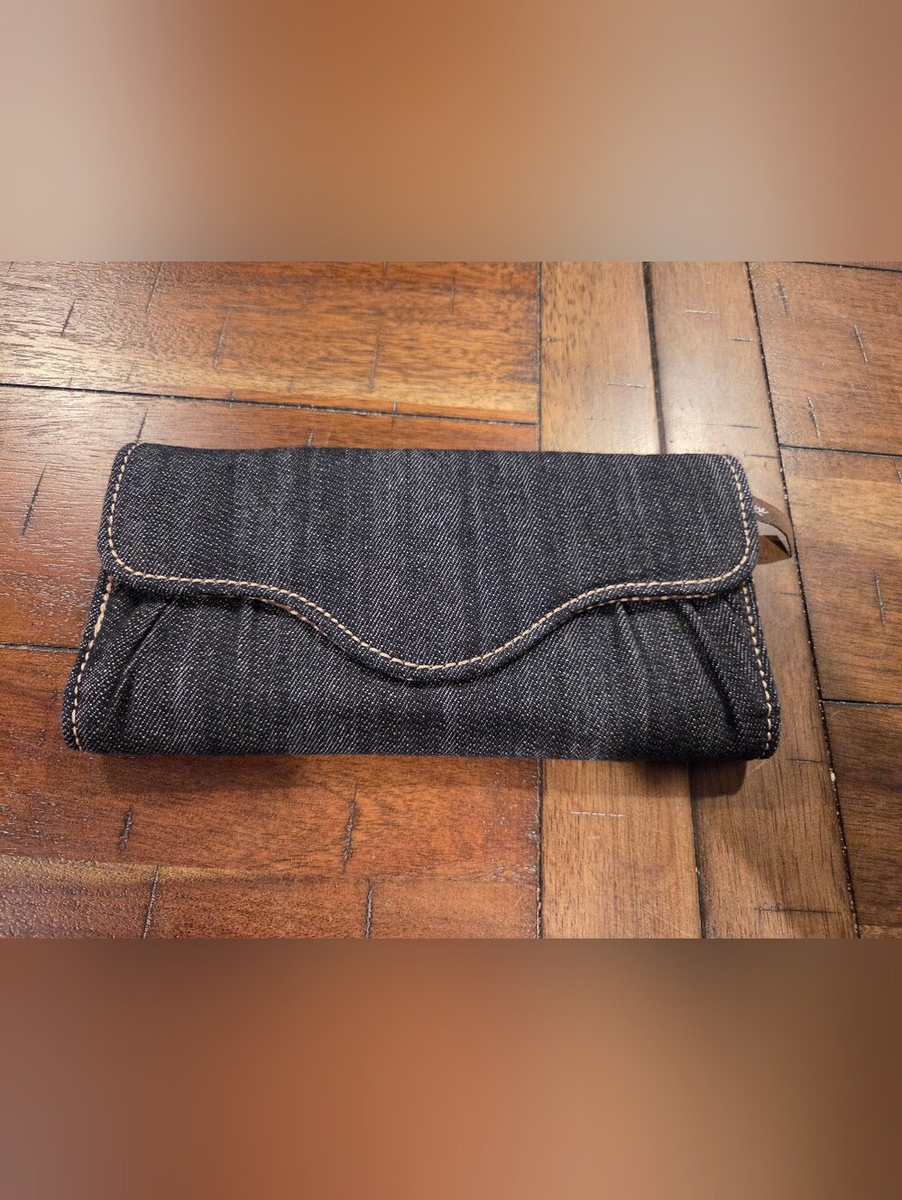 Thirty-One Denim Fold-Over Wallet